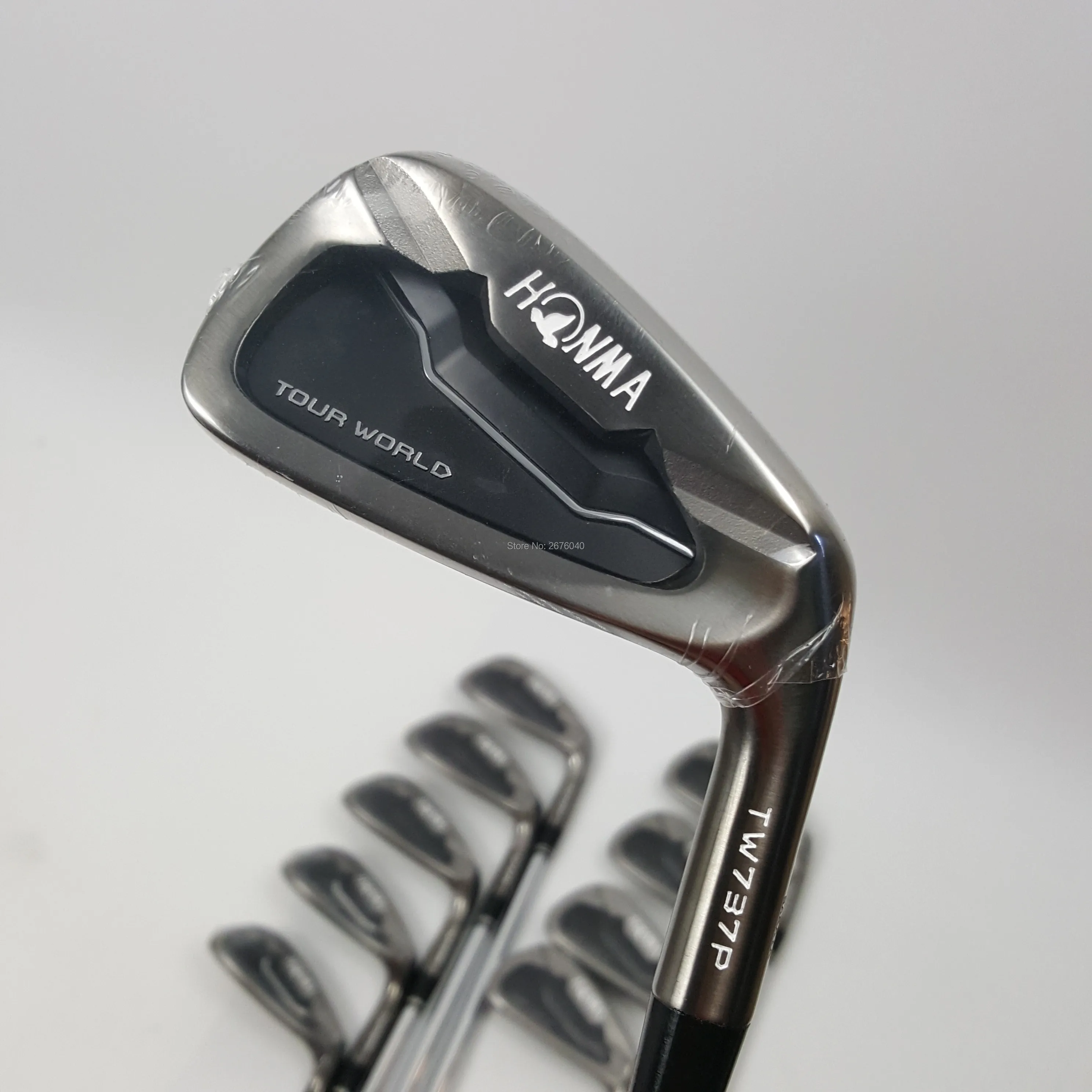 Утюги для гольфа HONMA Tour World TW737p iron group 4-11 S(9 шт.) черная голова стальной вал