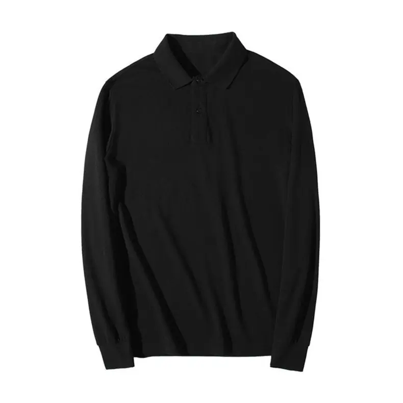 5XL 6XL Muls Polo Men100% Cotton Long Sleeve Basic Pattern Casual Mens Polos Male Plus Size High Quality White Orange Green Blue 07