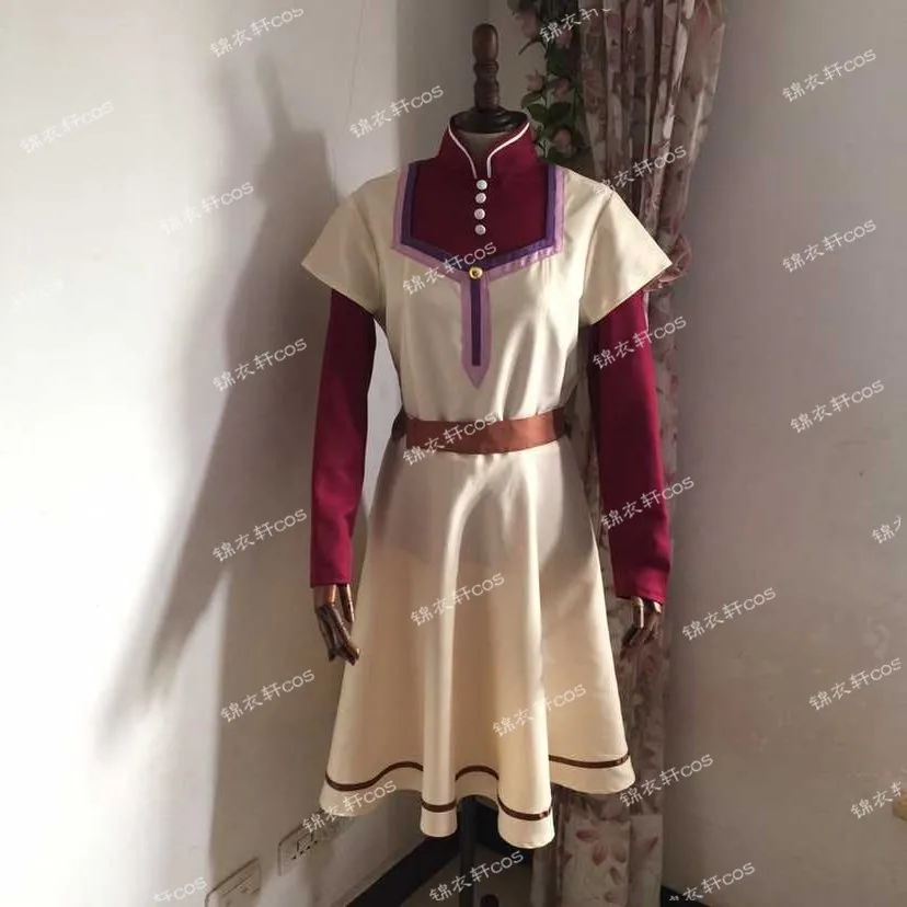 

Костюм для косплея Akagami no Shirayukihime платье Shirayuki F008