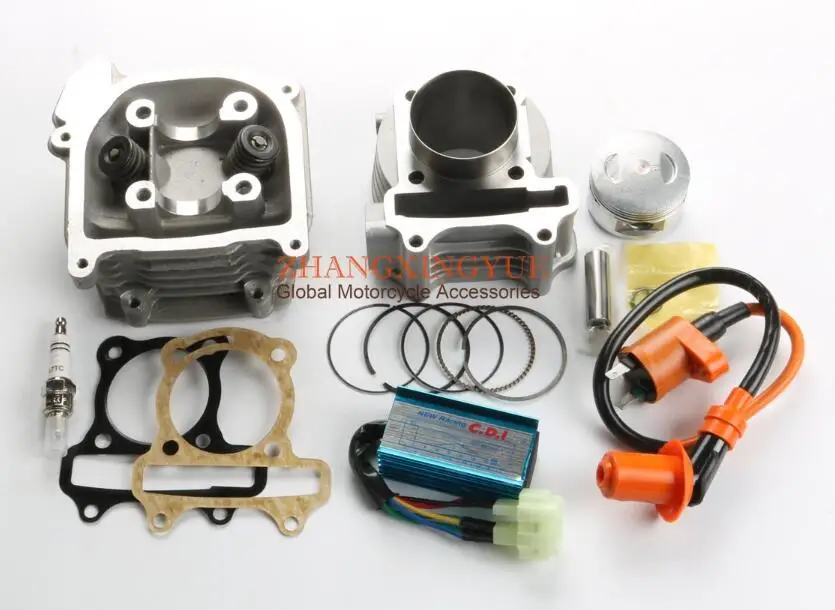 Small kit 105cc большой диаметр производительность комплект и CDI AC& 20 мм Калибр карбюратор A9 Cam для GY6 50cc 139QMB китайский скутер части 52 мм диаметр - Цвет: Small kit