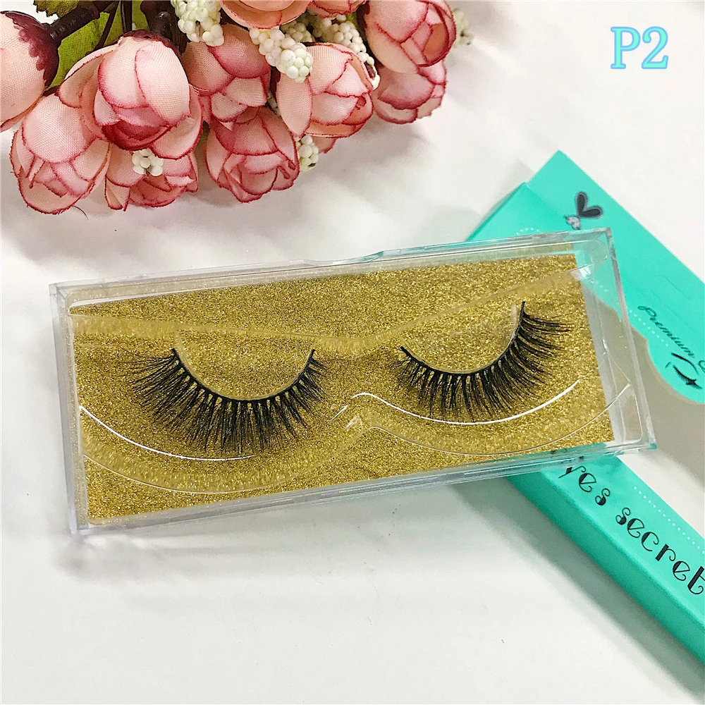 10 пар норковых полосок BigEyes Secret 3D норковые ресницы для наращивания накладные