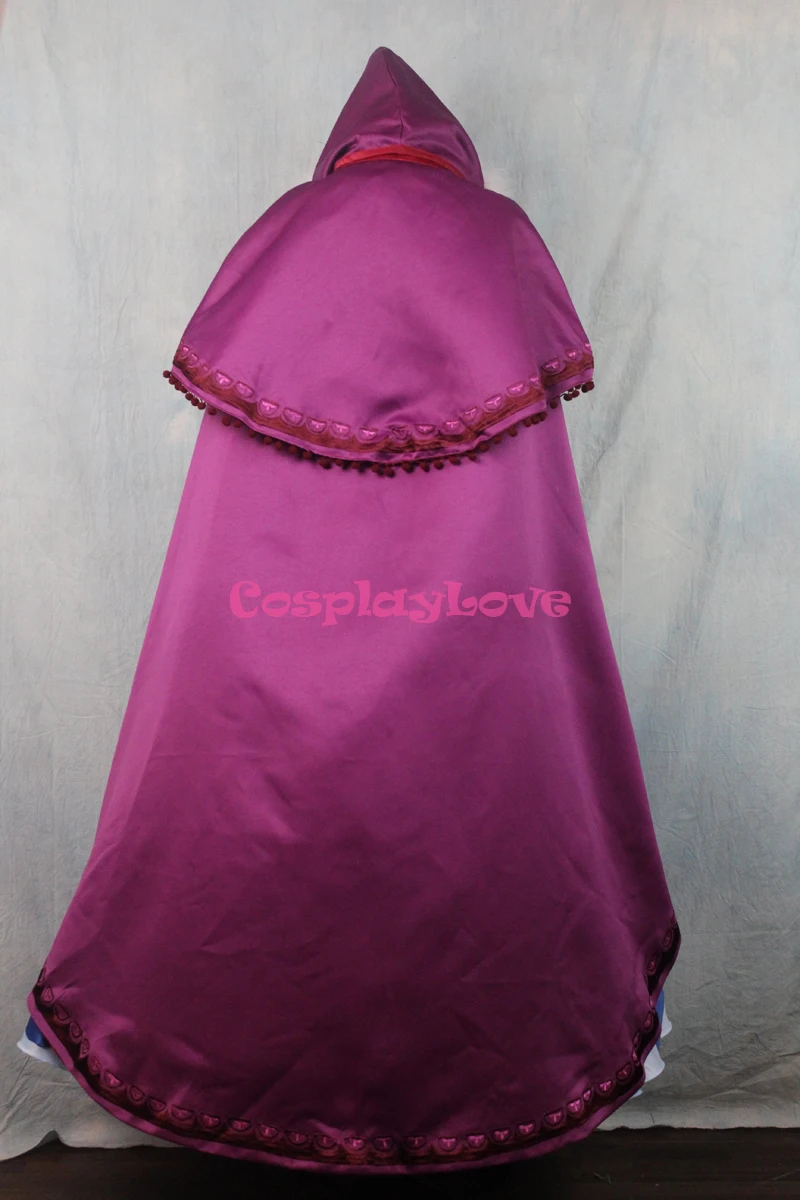 CosplayLove Princess Anna Elsa Princess Dress Princess Anna Costume Adult Snow Grow Princess Anna Cosplay Costume For Halloween  (9)