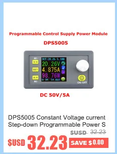 DPS5015 Постоянное Напряжение Ток понижающий программируемый цифровой источник питания Преобразователь напряжения цветной ЖК-вольтметр 15а