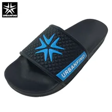 URBANFIND/Новое поступление, мужские домашние горки для улицы, модные тапочки, размер 41-46, дизайн, мужская повседневная Летняя обувь на плоской подошве