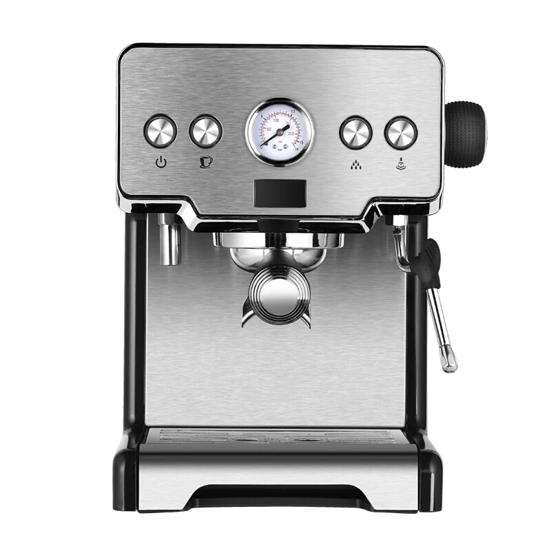 15Bar Кофе Эспрессо пена Expresso Кофе машина электрическая эспрессо Кофе чайник Электрический молочной пены - Цвет: Светло-серый