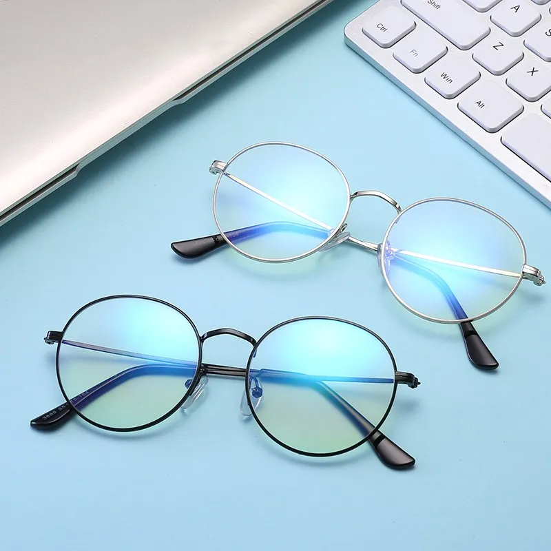 

KOTTDO Kids glasses Anti-blue Light Children's Glasses Frame Metal Round Computer Glasses Oculos De Grau Feminino