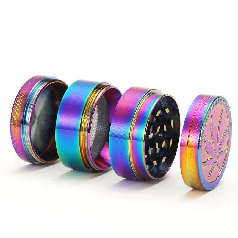 

High Quality Zinc Alloy 40mm Hand Muller Tobacco Grinder Herbal Spice Mill Crusher Smoking Pipe Accessories Crusher Wholesale