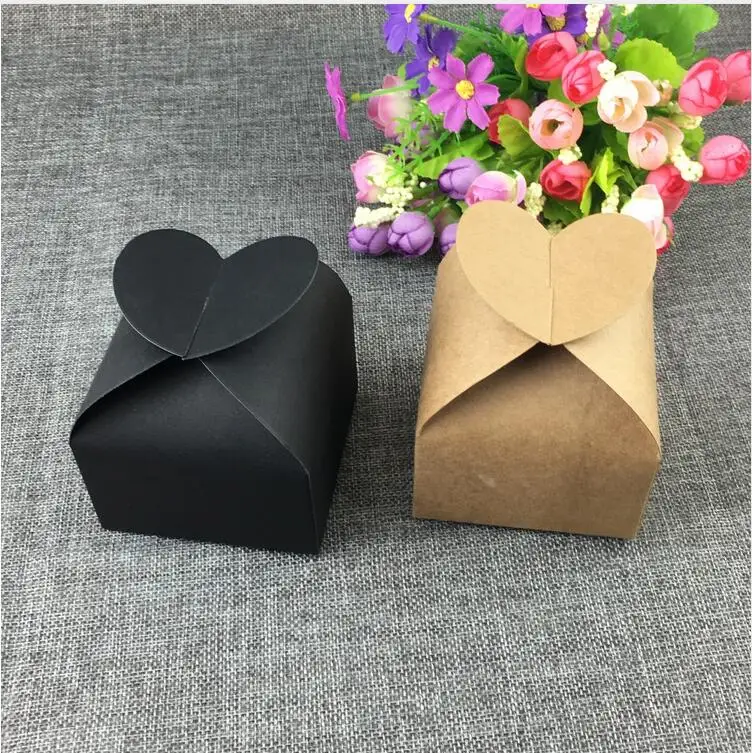 

NEW DESIGN 100PCS Kraft gift box and for Jewelery Accessories Packaging and Wedding gift box