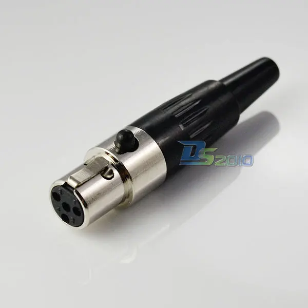 

High Quality 4 pin Female plug Mini TA 4F XLR Audio Microphone connector MIC Adapter Tini Q-G