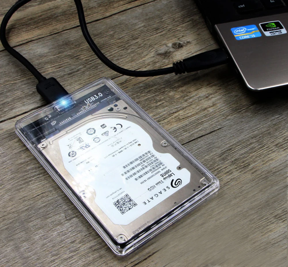 CHIPAL прозрачный 2,5 дюймовый HDD SSD Sata случае к USB 3,1 Тип C адаптер 5 Гбит/с коробка жесткого диска вспомогательное устройство 2 ТБ UASP