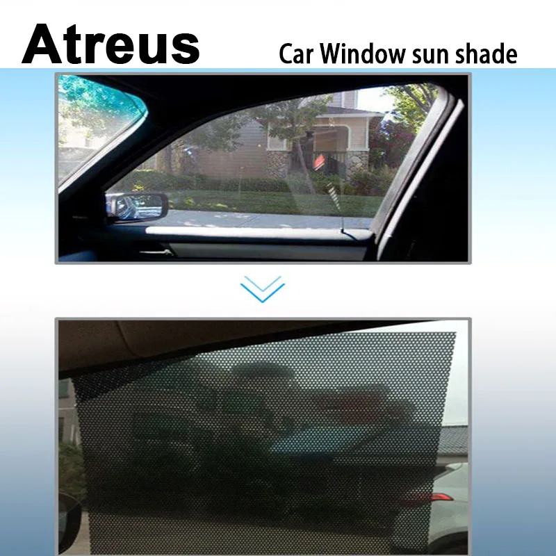 

Atreus Car Window Sunshade Visor Cover Sticker Net For Lexus Honda Civic Opel astra h j G Mazda 3 6 Kia Rio Ceed Volvo Lada