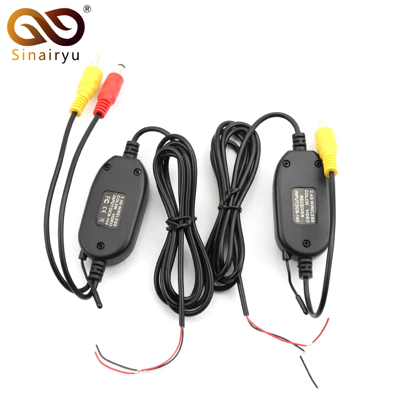 Sinairyu2.4Ghz Wireless Camera RCA Video Transmitter Kit With Wireless