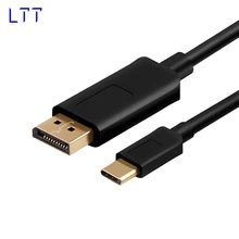 USB C to DisplayPort Cable (4K@60Hz),USB 3.1 Type C (Thunderbolt 3 Compatible) to DP Cable for MacBook 2016, ChromeBook Pixel