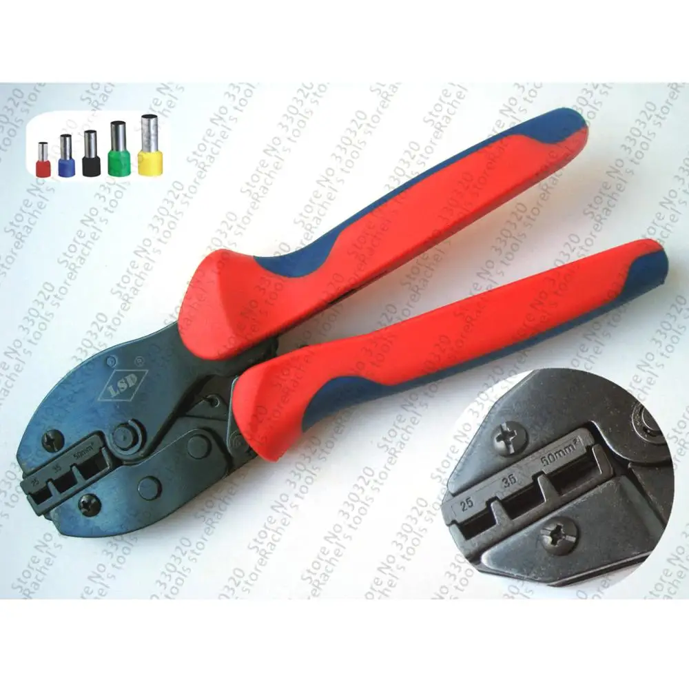 

Cable ferrules crimper LY-2550GF crimping tool cord end terminals 25-50mm2 crimp plier