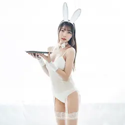 2019 летний сексуальный костюм кролика для девочек, женский наряд для ночного клуба, сексуальное платье из искусственной кожи, комплект со