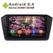 10 1 Octa Core Android 8 0 Car Video Player for VW PASSAT 2015 2016 with