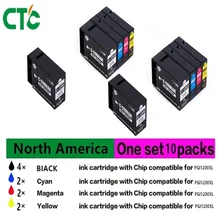 10PK for canon PGI-1200 PGI 1200 ink Cartridges with Chipa Compatible For Canon Pixma MB2020 MB2320 Printer