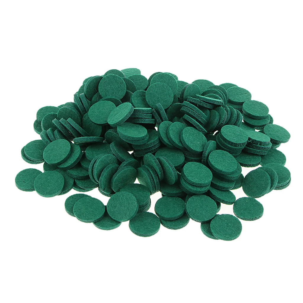 200Pcs 21mm Oil Pad Felt Pads Round Refill Pads for 25mm Perfume Locket Essential Oil Diffuser Locket Pendant Necklace Car Vent
