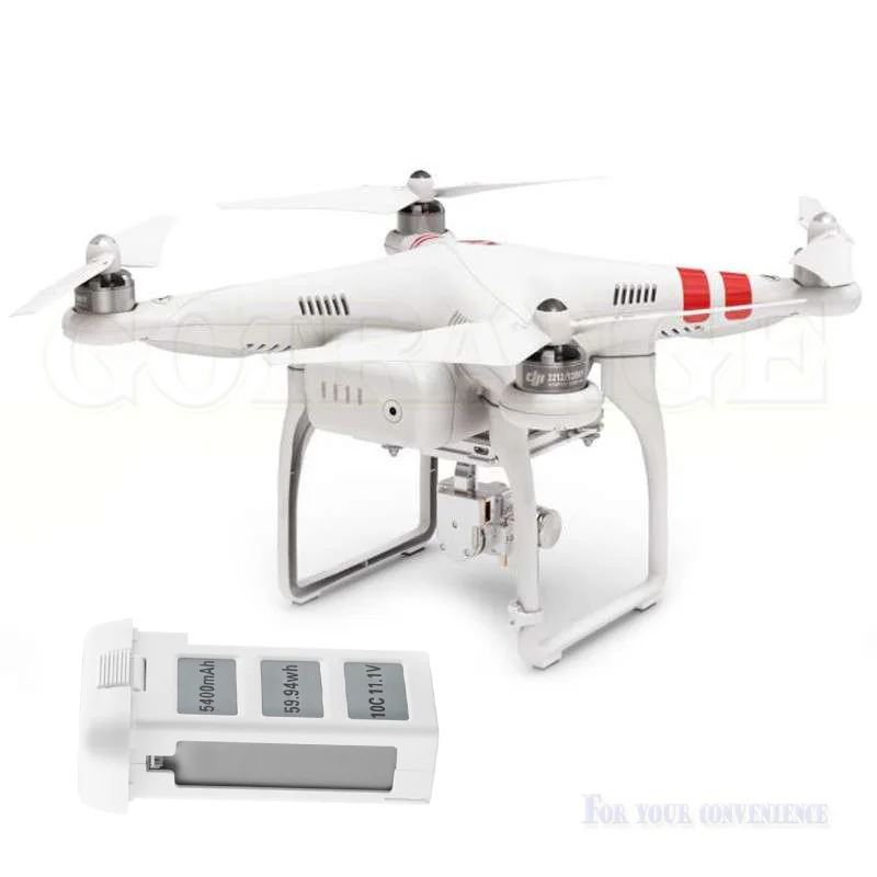 Горячая 5400 mAh li-po батарея dji phantom2 батарея для DJI Phantom 2 Vision+, Квадрокоптер Дрон части