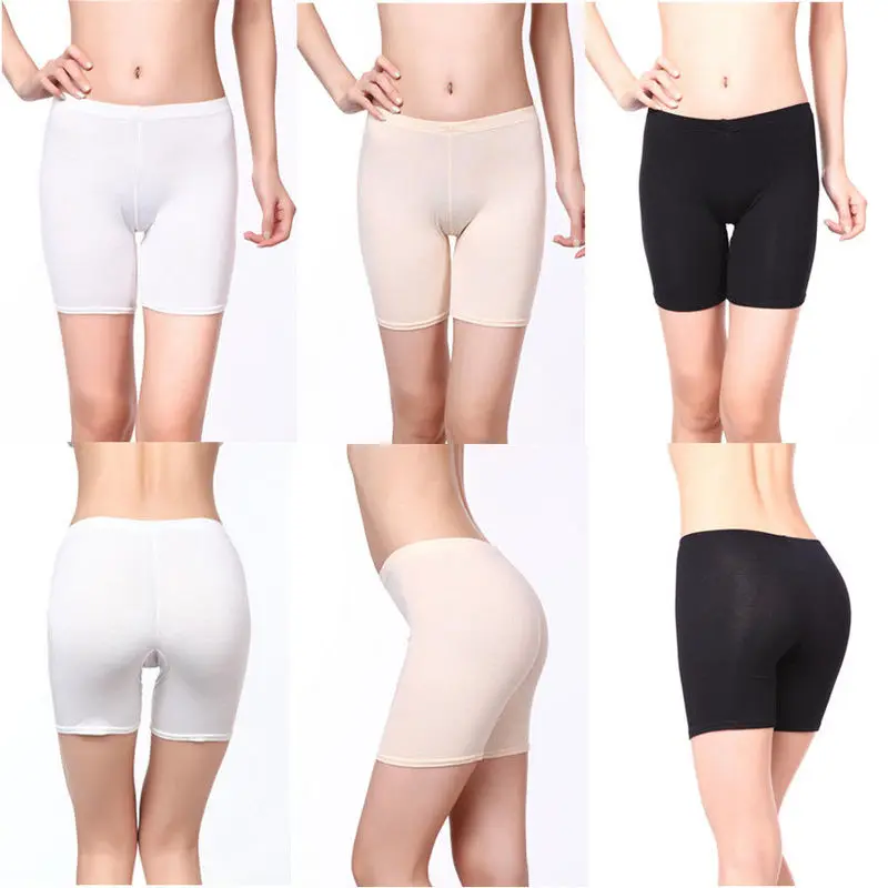 

Anti Chafing Tight Shorts Spandex Modal Hot Women Elastic Safety Shorts Pants