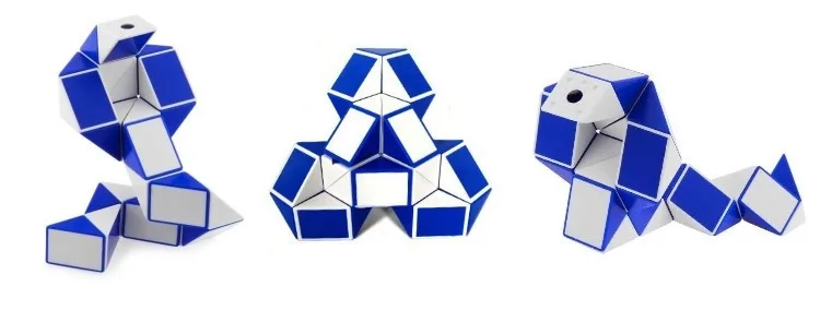 Shengshou пазл-змея куб Твист Головоломка линейка 3D игрушка "Змея" Детская развивающая интеллектуальная игрушка
