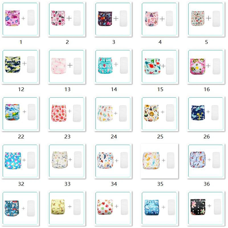 Babyland PUL Fabric Diaper Pants 30pcs Washable Diaper Covers Reusable Nappies Cloth Diapers Manufacturers Baby Dream Diapers