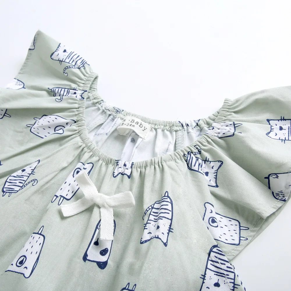 Детские комбинезоны Одежда для новорожденных ropa bebe летние с принтом маленьких