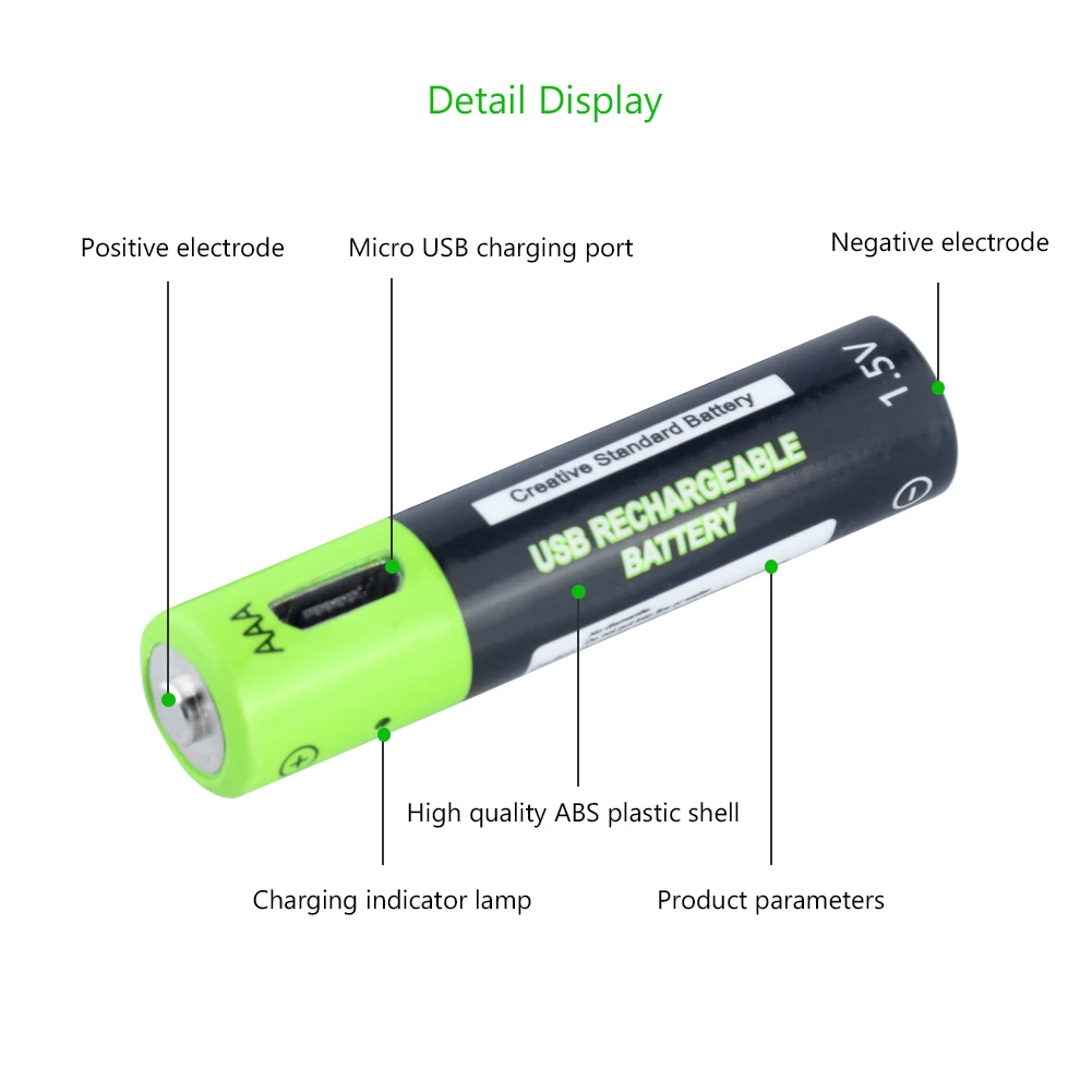 2 шт Новинка перезаряжаемый 1,5 v микро usb зарядка AAA батарея 400mA aaa 3a литий-полимерная литий-ионная батарея с UDB кабелем Зарядное устройство