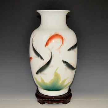 

Hand painting vase ceramics methos rich 's art collection
