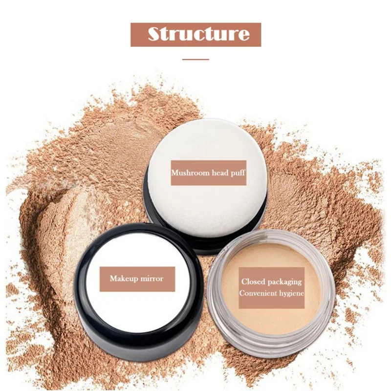 

2019 New Oil Control Skin Care Loose Power Face Concealer Air Cushion Shrink Pore Makeup Long-lasting Setting Power