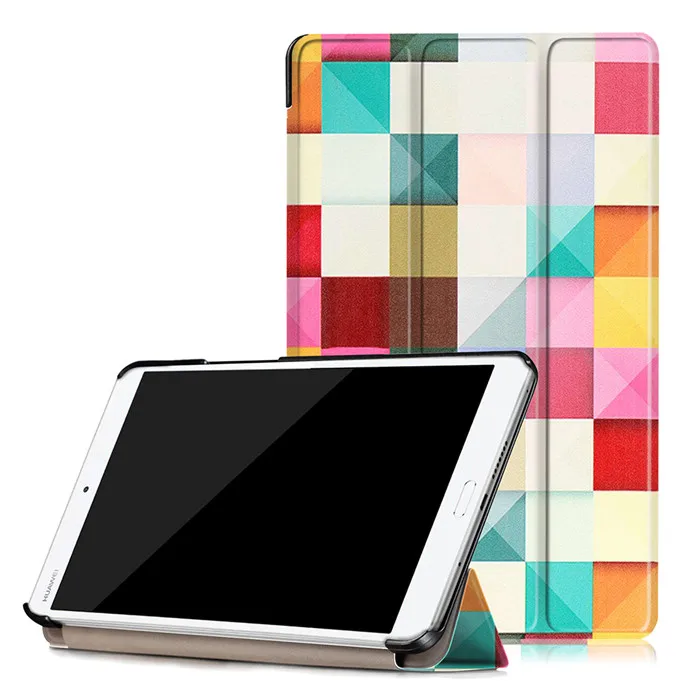 50 шт. Folio Stand PU чехол для huawei Mediapad M3 8,4 BTV-W09 BTV-DL09 8," Tablet+ Экран протектор