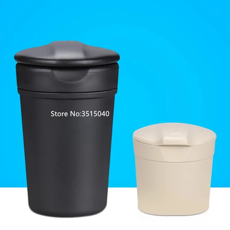 

Universal Size New Car Ashtray Garbage Coin Storage Cup Container LED Light Cigar Ash Tray Accessories Fit for Most of Car