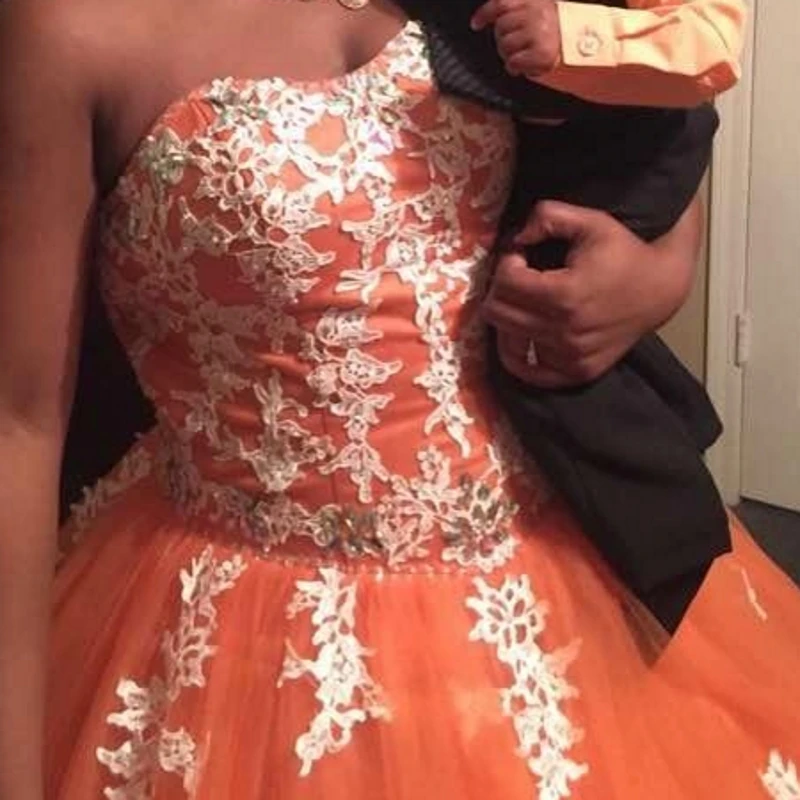 Brinkina/милое бальное платье без бретелек Vestidos de Quinceanera Аква фатиновое белое