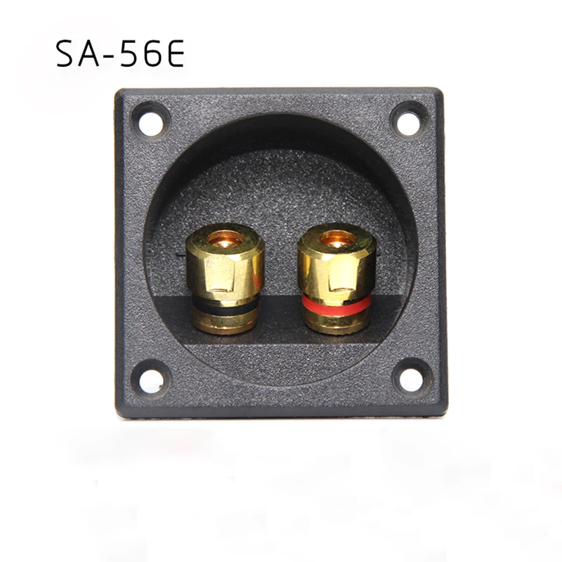 5pcs Audio Cable Connector Terminal Two Speaker Junction Box Wiring Board DIY Speaker Accessories Plastic 