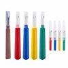 9pcs Thread Cutter Seam Ripper Stitch Unpicker Sewing Tool Plastic Handle Craft Tool Sewing Accessories (4 Small 5 Large) YJ260 ► Photo 1/6