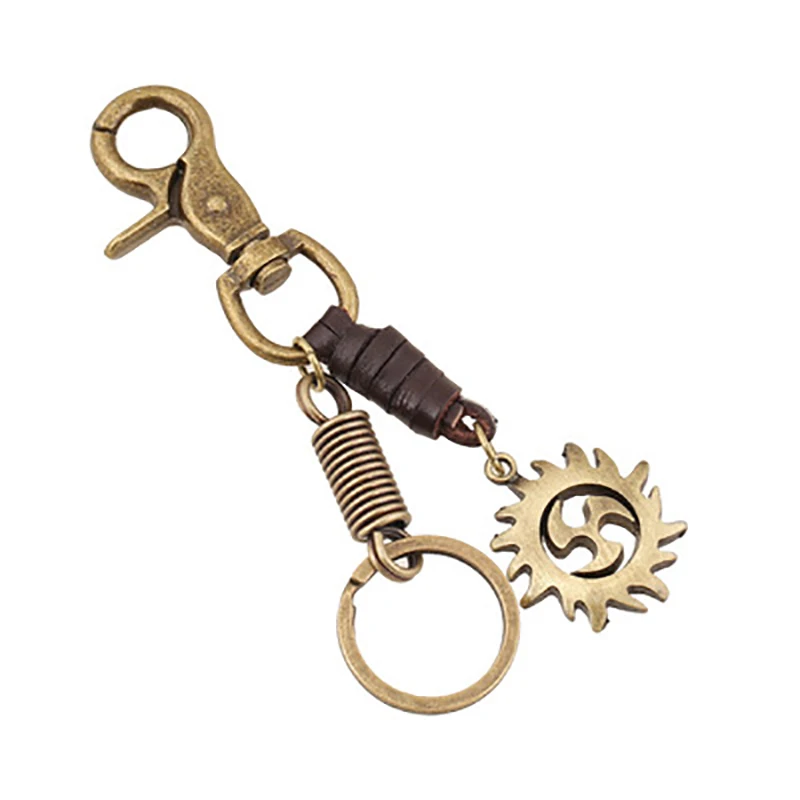 Fashion Antique Bronze Color Hot Wheels Keychain Handbags Pendant Key