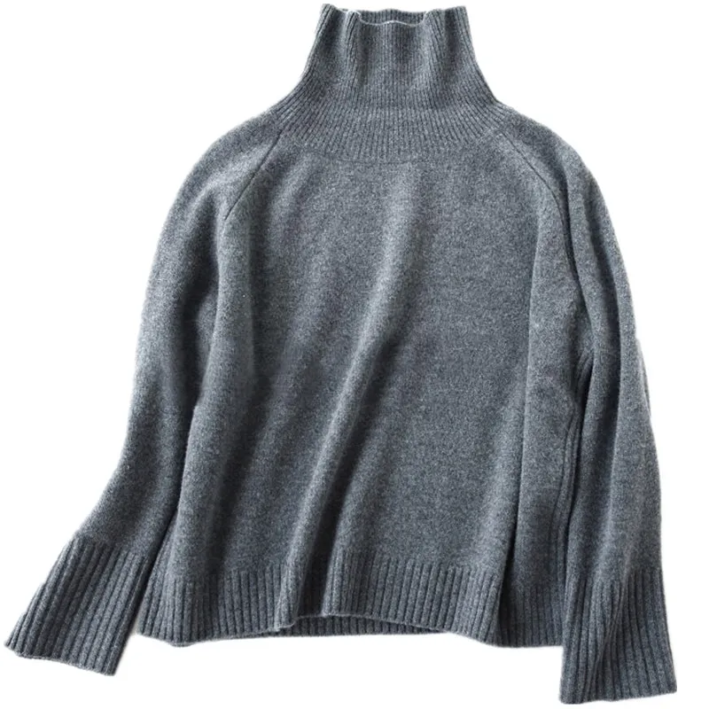 Winter New Fashion Cashmere Wool Womens Sweaters Pullovers New high-end casual high-neck solid color cashmere sweater women's Winter New Fashion Cashmere Wool Womens Sweaters Pullovers New high-end casual high-neck solid color cashmere sweater women's