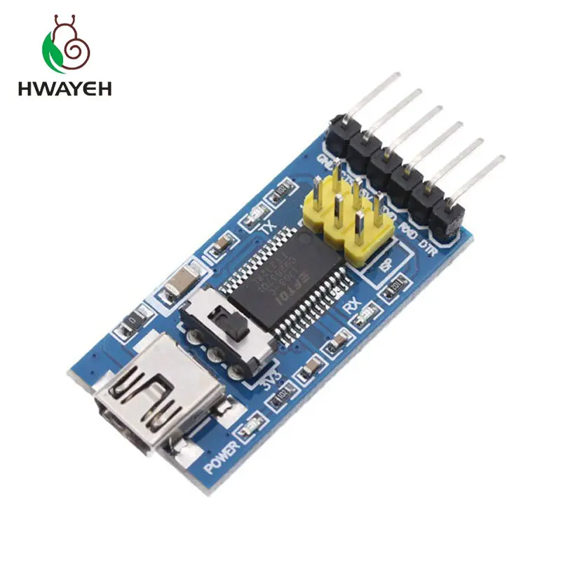 1 шт. Базовая коммутационная плата для arduino FTDI FT232RL USB последовательной ИС Лидер