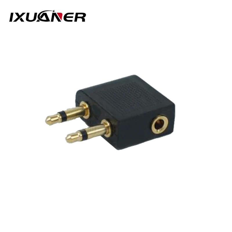

Double 3.5mm Audio Stereo Jack Female To 2 RCA Male Audio Jack Connector Adapter Converter for Speaker Aviation Adapter Holder
