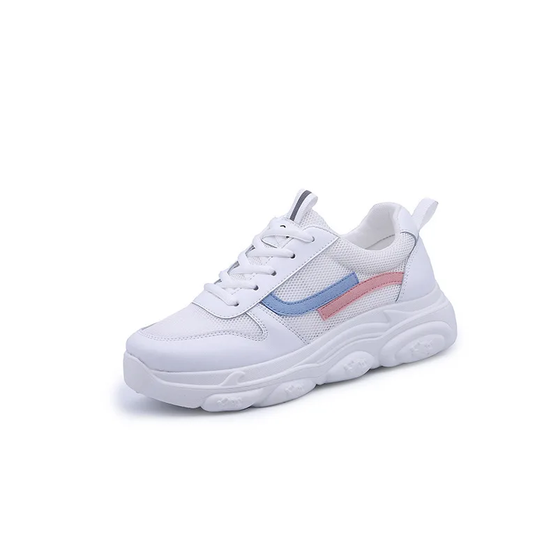 2019 Network Noodles Ventilation Piggy Shoe Woman Ins Leisure Time Student Sneakers Women Woman Zapatos De Mujer Platform Shoes