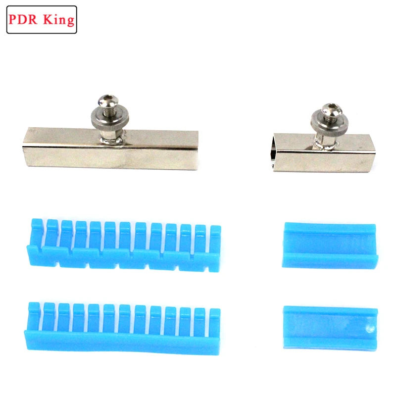 blue Car dent repair tools Centipede Curved Variety Pack Flexible Smooth Crease Glue Tabs paintless dent removal kit