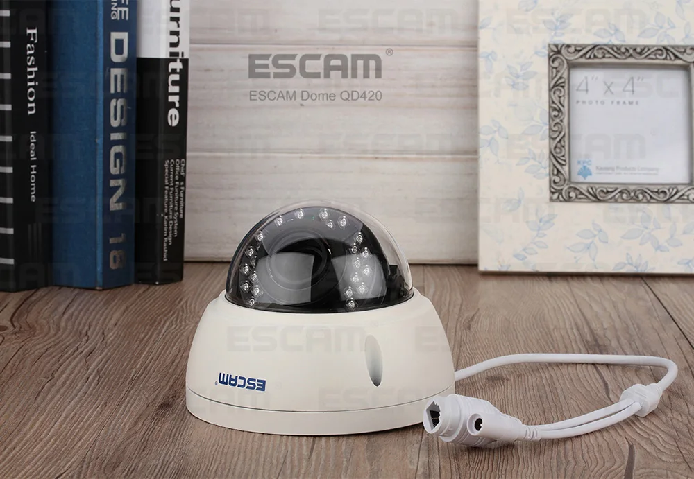 Escam QD420 купольная ip-камера Камера H.265 4MP 1520 P Onvif P2P ИК наружного наблюдения Ночное Видение видеонаблюдения Камера Android iPhone