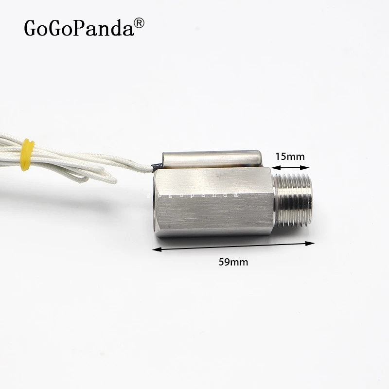 1/2" 110v 220V Liquid Water Flow Sensor Switch Male Threaded Ports Metal Shell ZFS-03S
