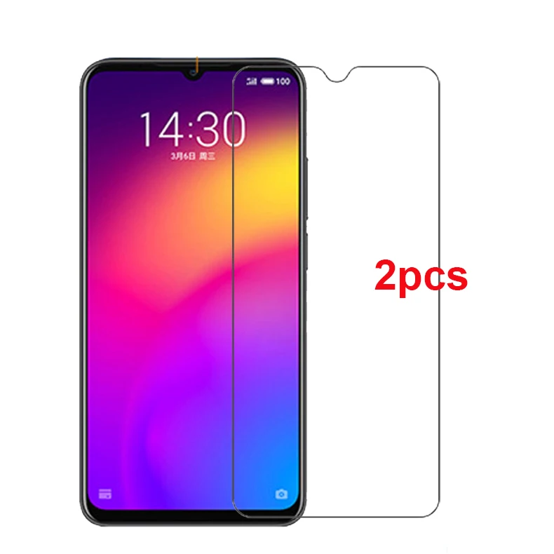 

2 Pcs Tempered Glass For Meizu Note 9 Glass Screen Protector 2.5D 9H Premium Tempered Glass For Meizu Note 9 Protective Film 6.2