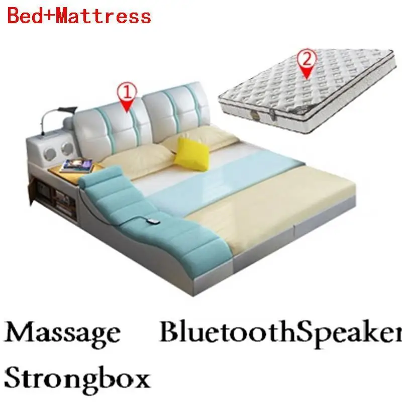 مجموعة إطار واحد Recamaras موبل ميزون مربع Letto هل غرفة Literas جلدية Mueble دي Dormitorio غرفة نوم الأثاث كاما Moderna السرير