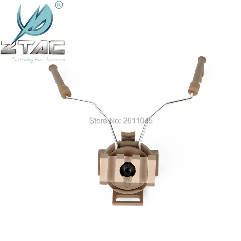 Z-TAC خوذة السكك الحديدية محول ل Comtac II Peltor التكتيكية Headpset الادسنس اطلاق النار سماعة اكسسوارات خوذة اكسسوارات Z046
