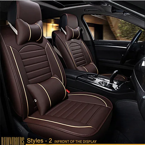 LUNDA New Luxury PU Leather Auto Universal Car Seat Covers for Hyundai