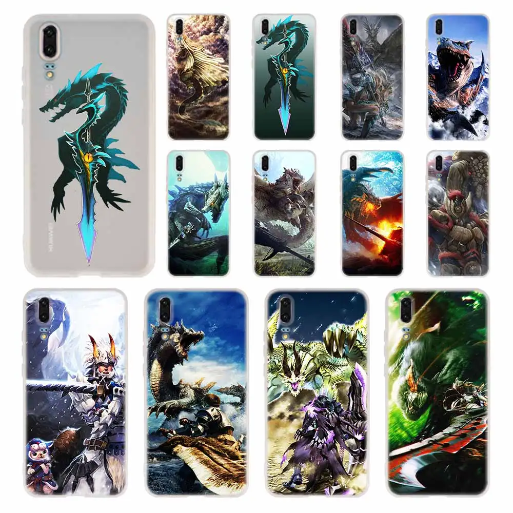 Чехол NAYIDA Monster hunter силиконовый мягкий чехол из ТПУ для Huawei P30 P40 P20 Pro P10 P9 Lite P Smart Z