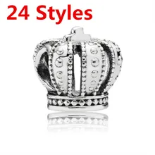 Новинка, ретро серебряные ювелирные подвески для самостоятельного изготовления, бусины, подходят для браслета Pandoraa и ожерелья, подвески, Аутентичные бусины, ювелирные изделия для женщин, подарки