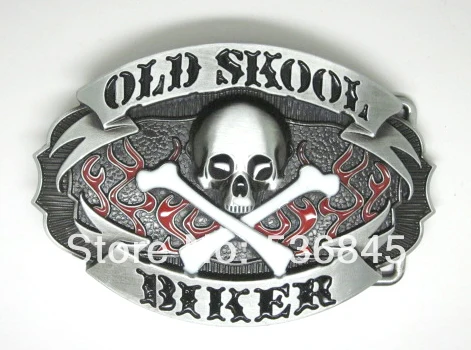 Байкерский ремень с пряжкой в виде черепа для старой школы|belt buckle|skull belt bucklebelt skull